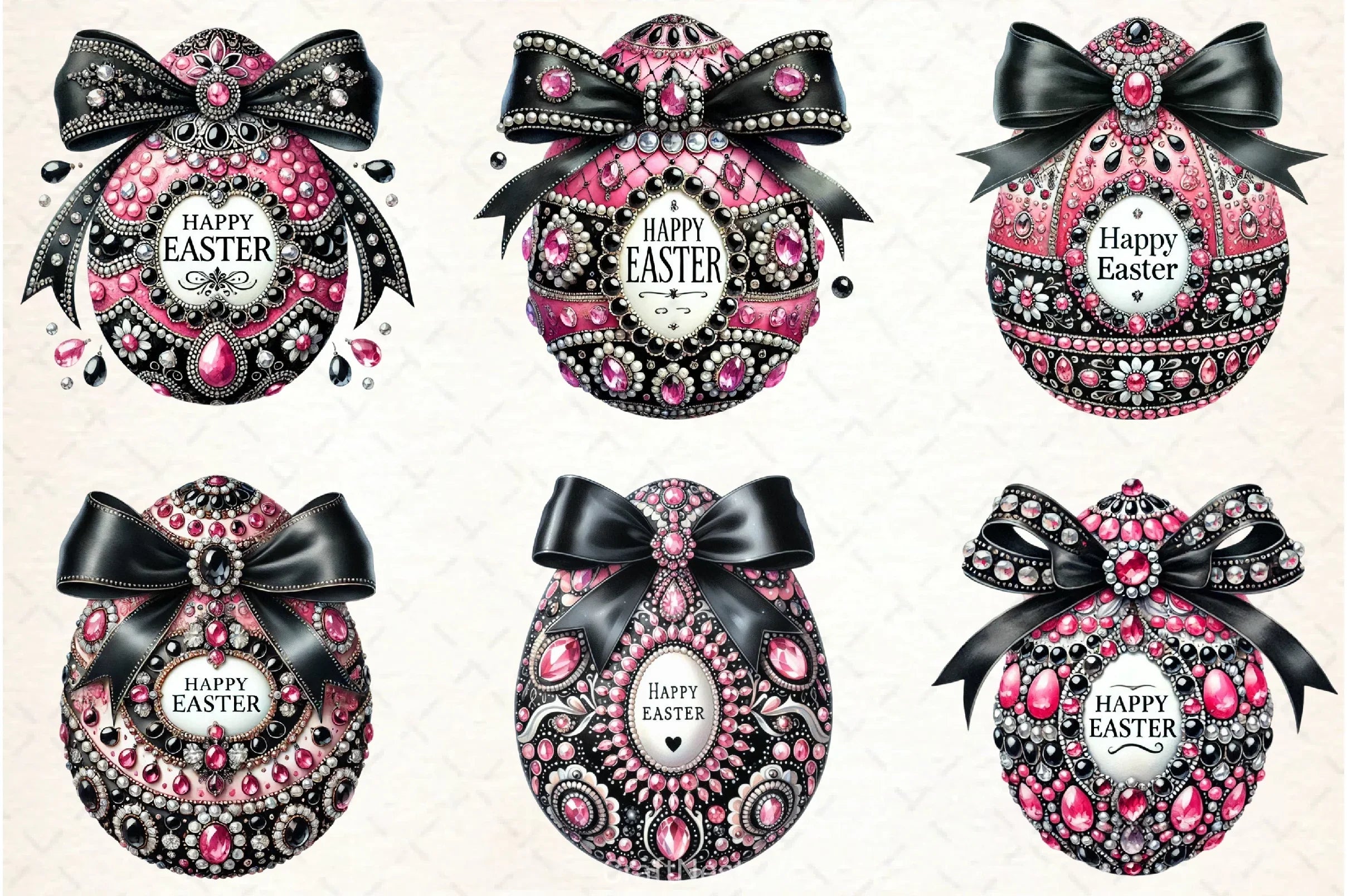 Easter Egg Clipart Bundle - CraftNest - Digital Crafting and Art