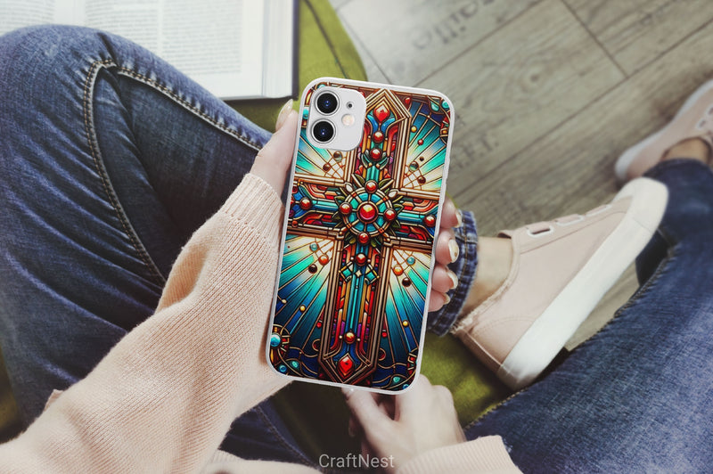 Stained Glass Cross Tarot Card Clipart Bundle 1 - CraftNest - Digital Crafting and Art