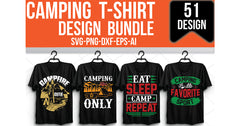 Camping T-Shirt Bundle 2 - CraftNest - Digital Crafting and Art