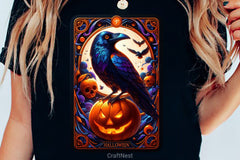 Raven Bird Tarot Card Clipart Bundle 13 - CraftNest - Digital Crafting and Art