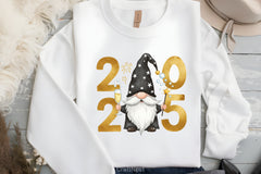 New Year Gnomes 2025 Clipart Bundle 6 - CraftNest - Digital Crafting and Art