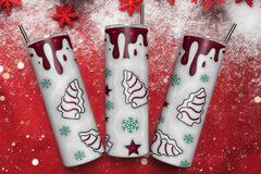 3D Inflated Christmas Tumbler Bundle 9 - CraftNest - Digital Crafting and Art