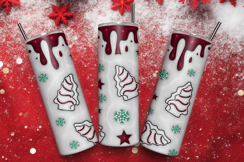 3D Inflated Christmas Tumbler Bundle 9 - CraftNest - Digital Crafting and Art