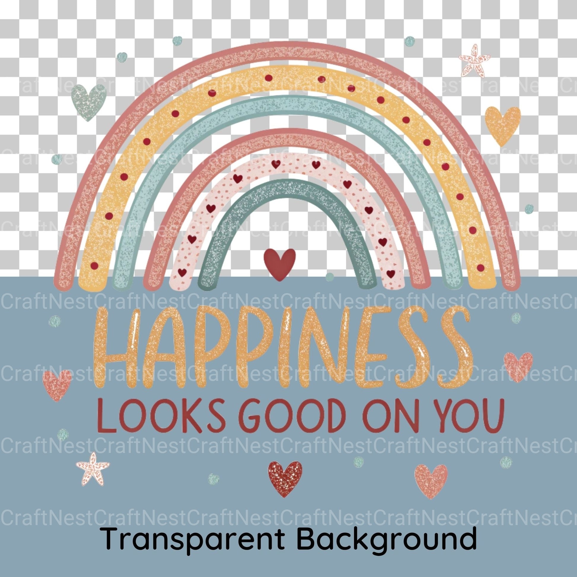 Happiness Looks Good On You Clipart Bundle - CraftNest - Digital Crafting and Art