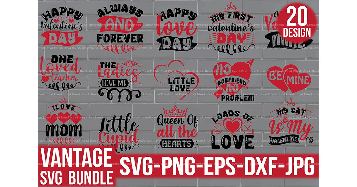 Valentine's Day SVG Bundle 27
