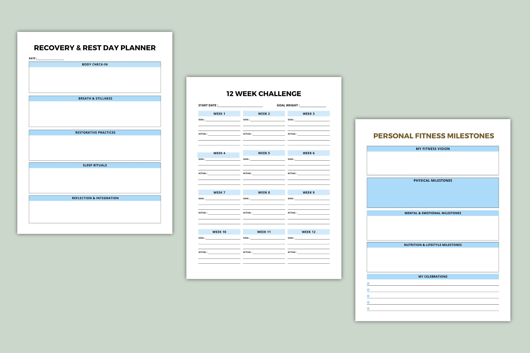 Fit Track Pro Planner