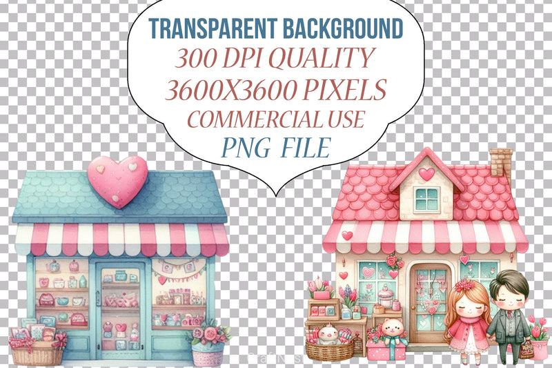 Romantic Valentine's Day Clipart Bundle - CraftNest - Digital Crafting and Art