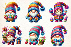Easter Knitted Gnome Clipart Bundle - CraftNest - Digital Crafting and Art