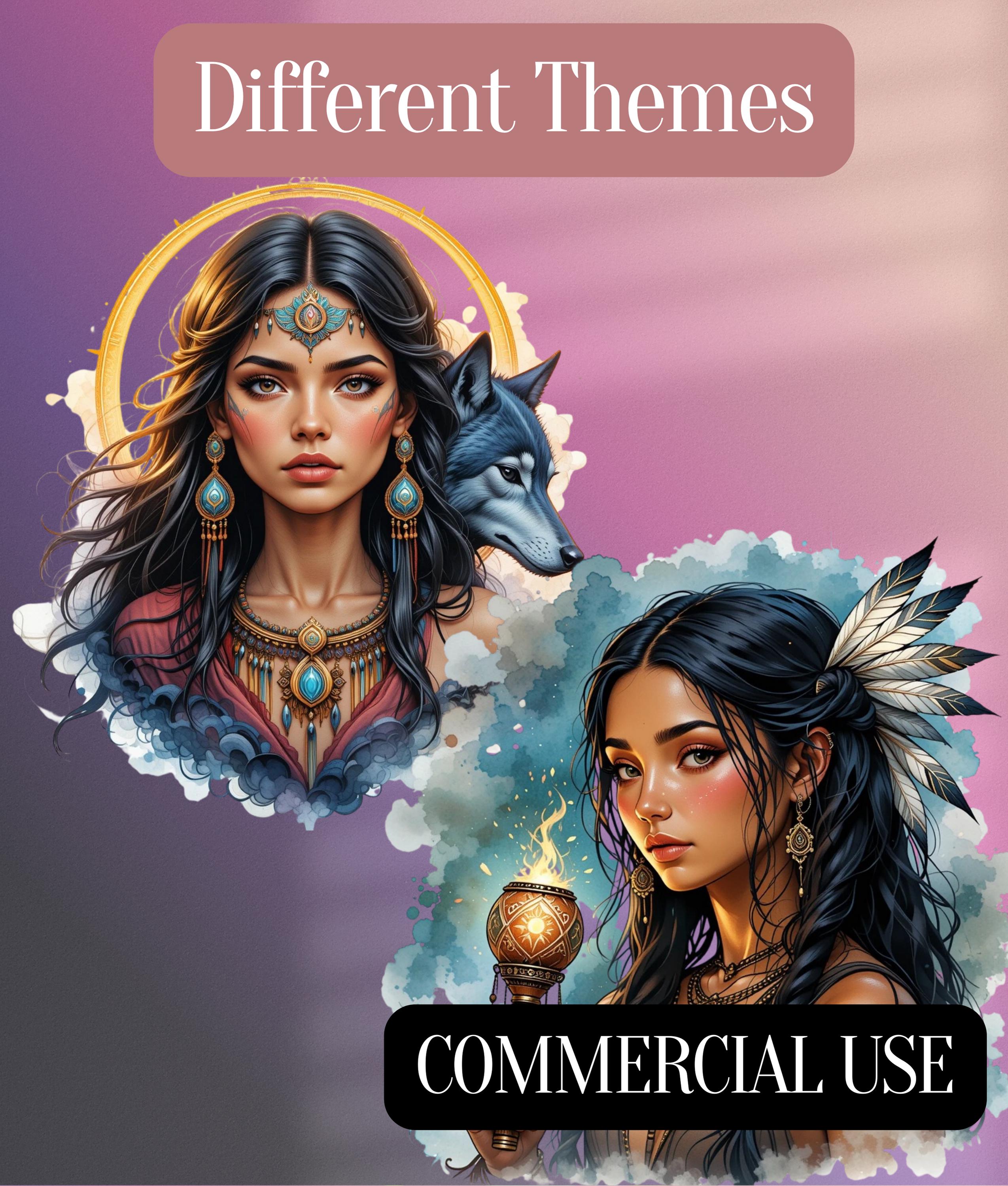 Shaman Clipart Bundle