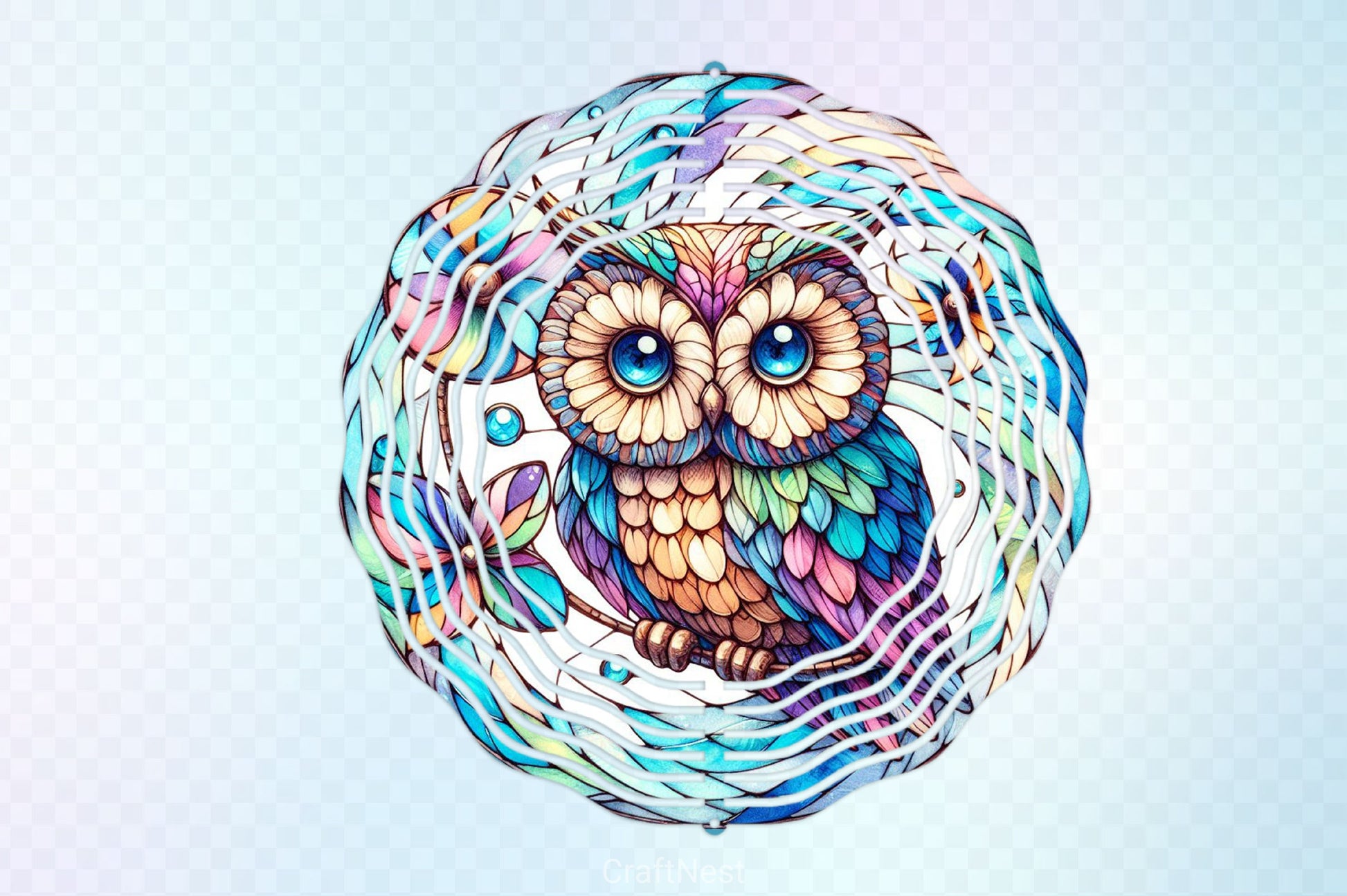 Stained Glass Owl Clipart Bundle 4 - CraftNest - Digital Crafting and Art