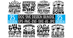 Wine SVG Bundle 4 - CraftNest - Digital Crafting and Art