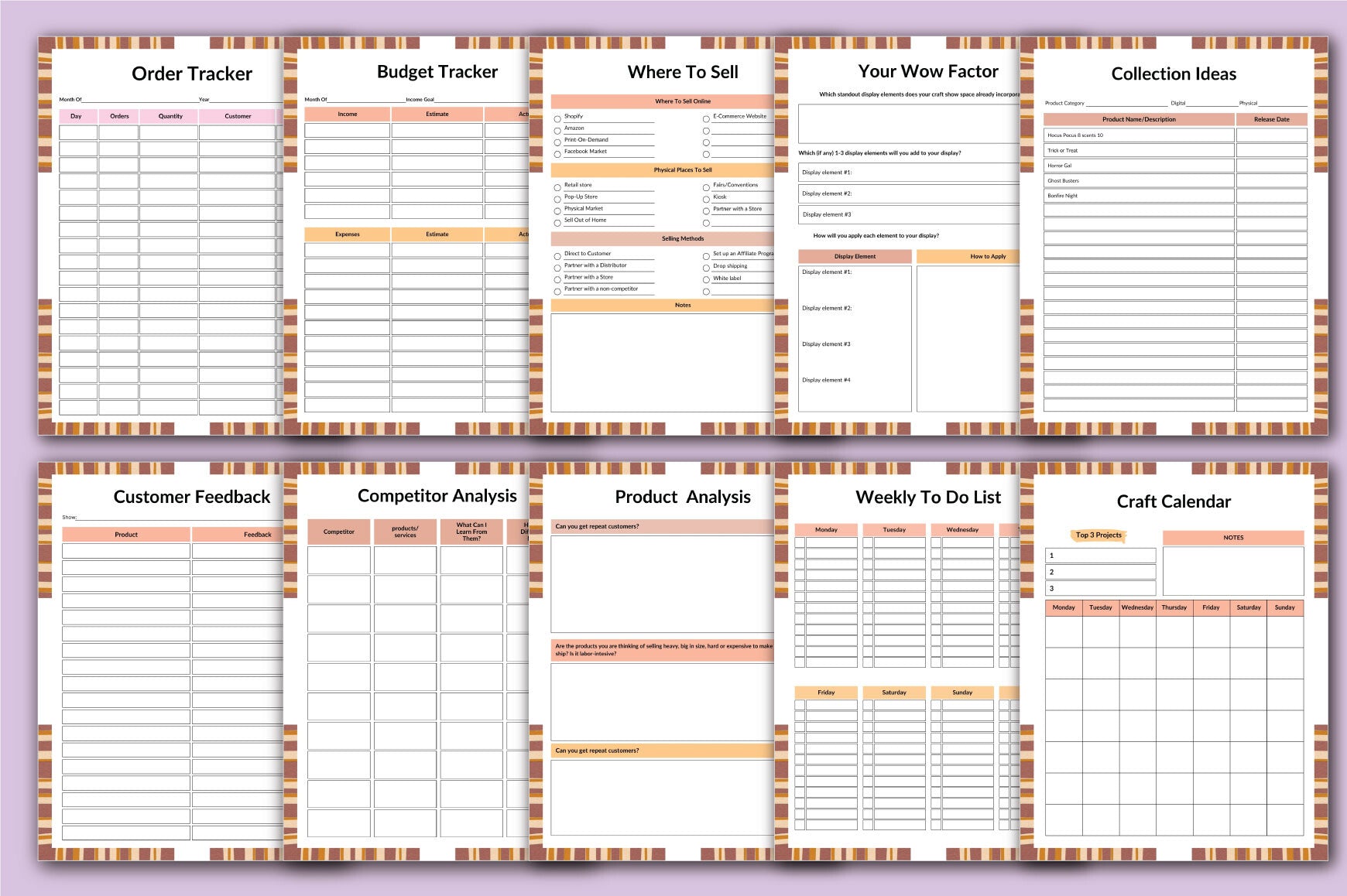 Craft Business Planner: Essential Planning Tool