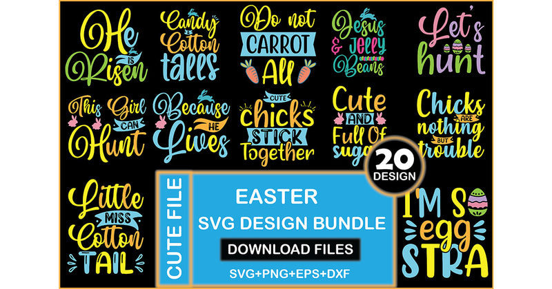 Easter SVG Bundle 11 - CraftNest - Digital Crafting and Art