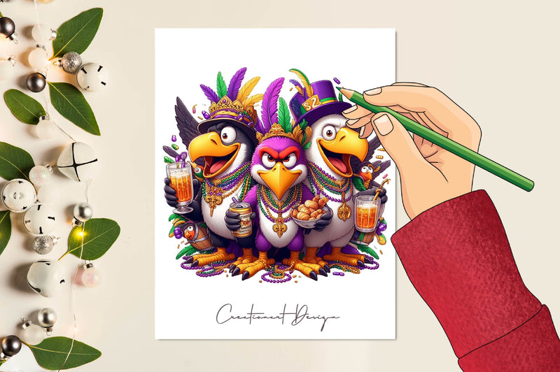 Mardi Gras Drink Theme Clipart Bundle - CraftNest - Digital Crafting and Art