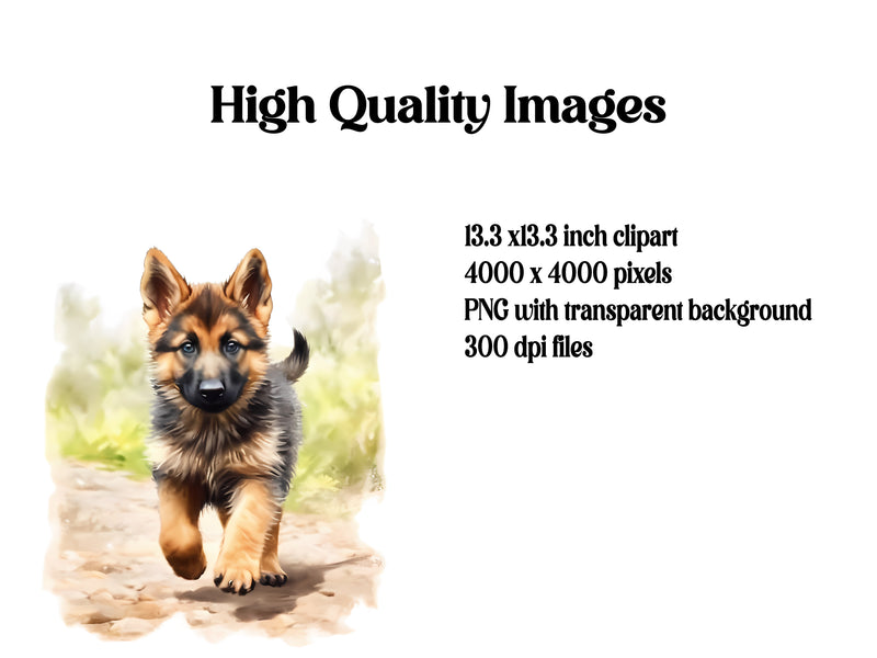 German Shepherd Clipart - CraftNest