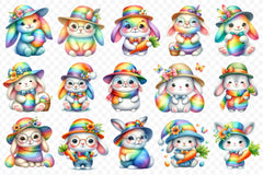 Easter Bunny Clipart Bundle 21 - CraftNest - Digital Crafting and Art