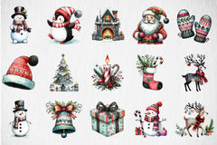 Winter Christmas Clipart Bundle - CraftNest - Digital Crafting and Art