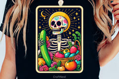 Funny Gardening Skeleton Tarot Card Clipart Bundle 1 - CraftNest - Digital Crafting and Art