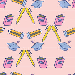 Back to School Seamless Digital Paper - CraftNest - Digital Crafting and Art