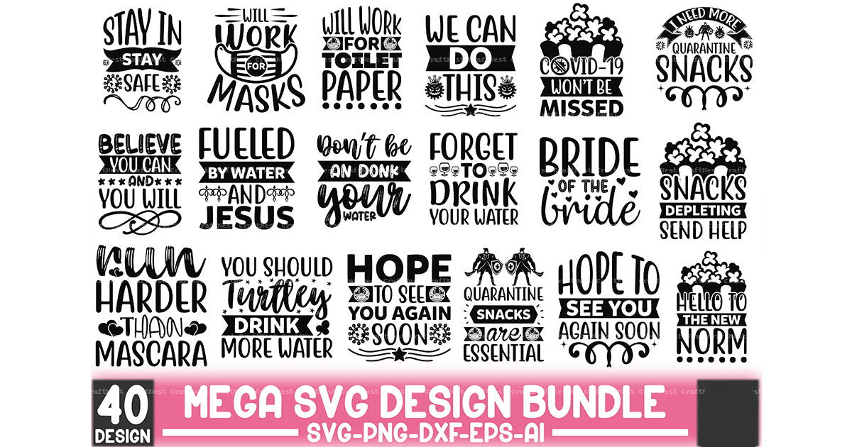 Mega Design SVG Bundle
