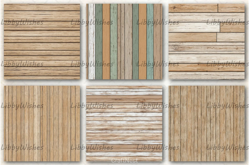 Light Wood Background Papers - CraftNest - Digital Crafting and Art