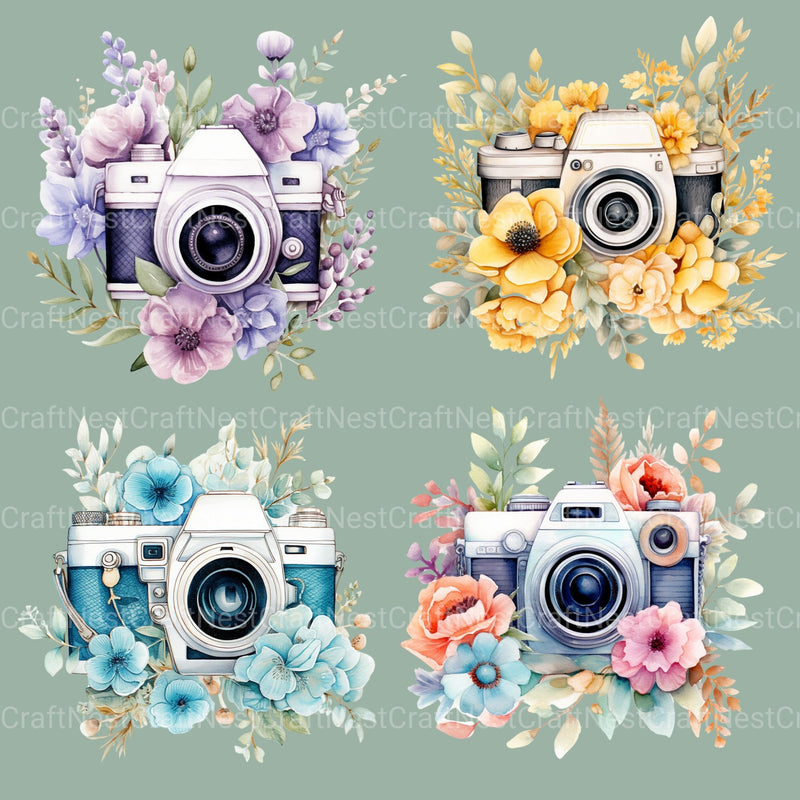 Cameras Clipart Bundle - CraftNest - Digital Crafting and Art
