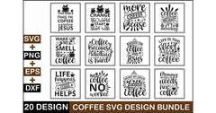 Coffee SVG Bundle - CraftNest - Digital Crafting and Art