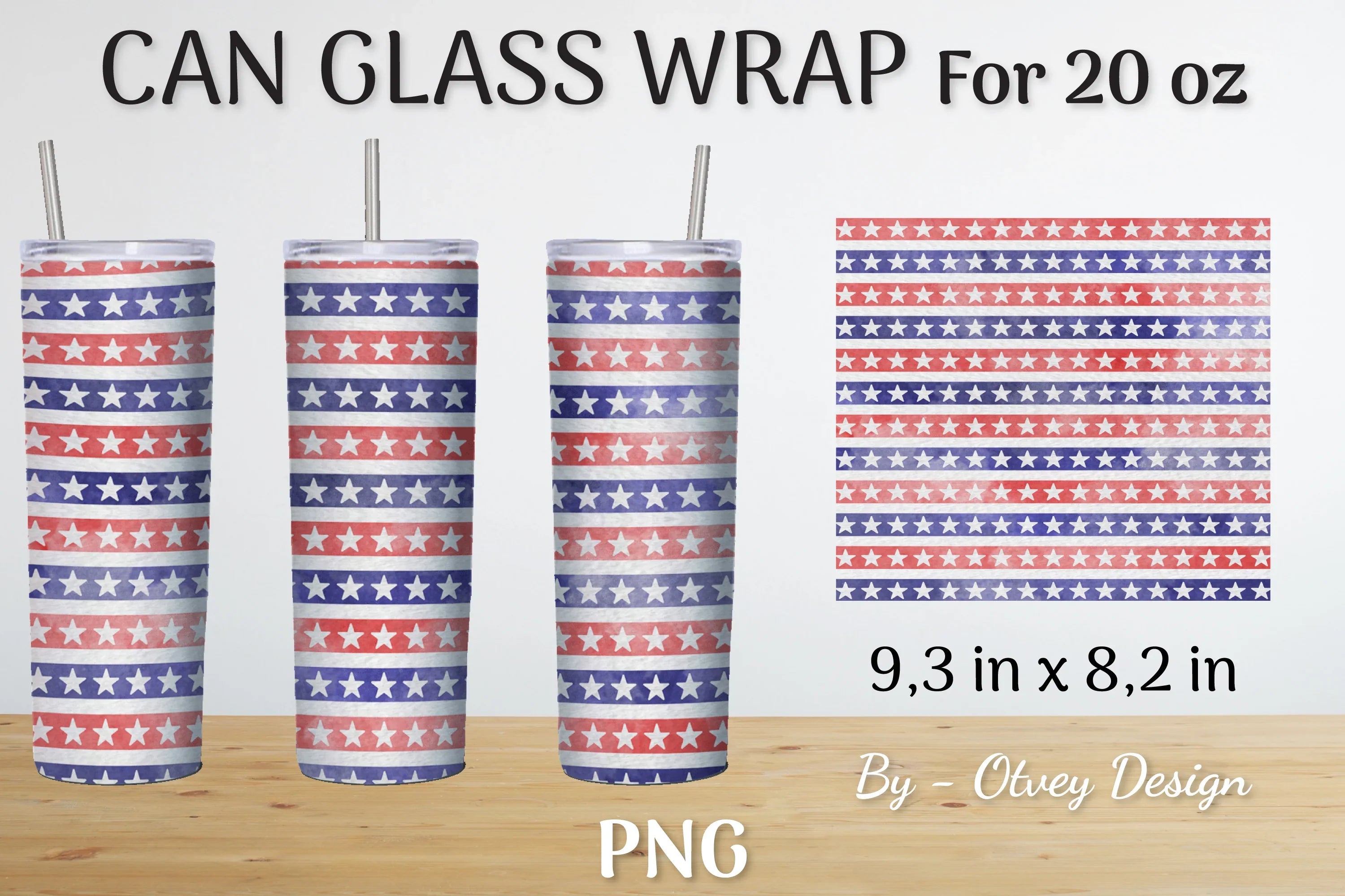Patriotic 20 oz Tumbler Wraps SVG Bundle - CraftNest - Digital Crafting and Art