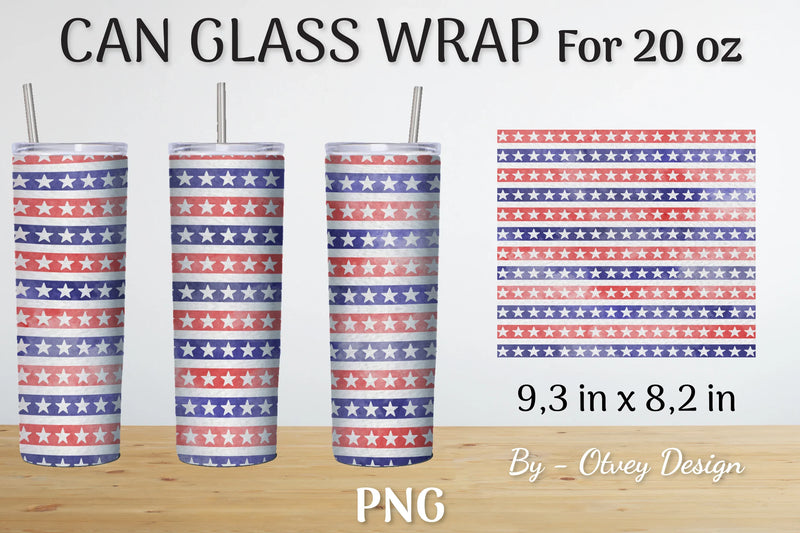 Patriotic 20 oz Tumbler Wraps SVG Bundle - CraftNest - Digital Crafting and Art
