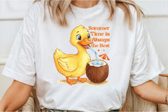 Summer Duck Clipart Bundle - CraftNest - Digital Crafting and Art