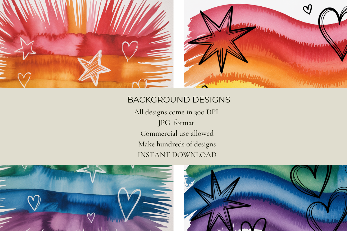 Pride Doodles Junk Journal Papers