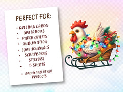 Christmas Funny Chicken Clipart Bundle 2 - CraftNest - Digital Crafting and Art