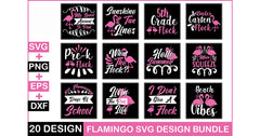 Flamingo 20 SVG Bundle - CraftNest - Digital Crafting and Art