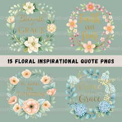 Religious Quotes Clipart Bundle - CraftNest - Digital Crafting and Art