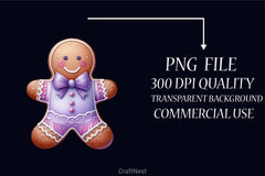 Pastel Purple Christmas Clipart Bundle - CraftNest - Digital Crafting and Art