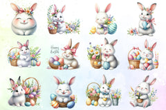 Easter Bunny Clipart Bundle 53 - CraftNest - Digital Crafting and Art