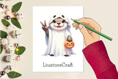 Halloween Animal Ghost Clipart Bundle - CraftNest - Digital Crafting and Art