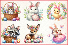 Easter Animals Clipart Bundle - CraftNest - Digital Crafting and Art