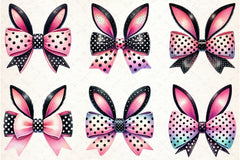 Easter Bunny Bow Clipart Bundle 2 - CraftNest - Digital Crafting and Art