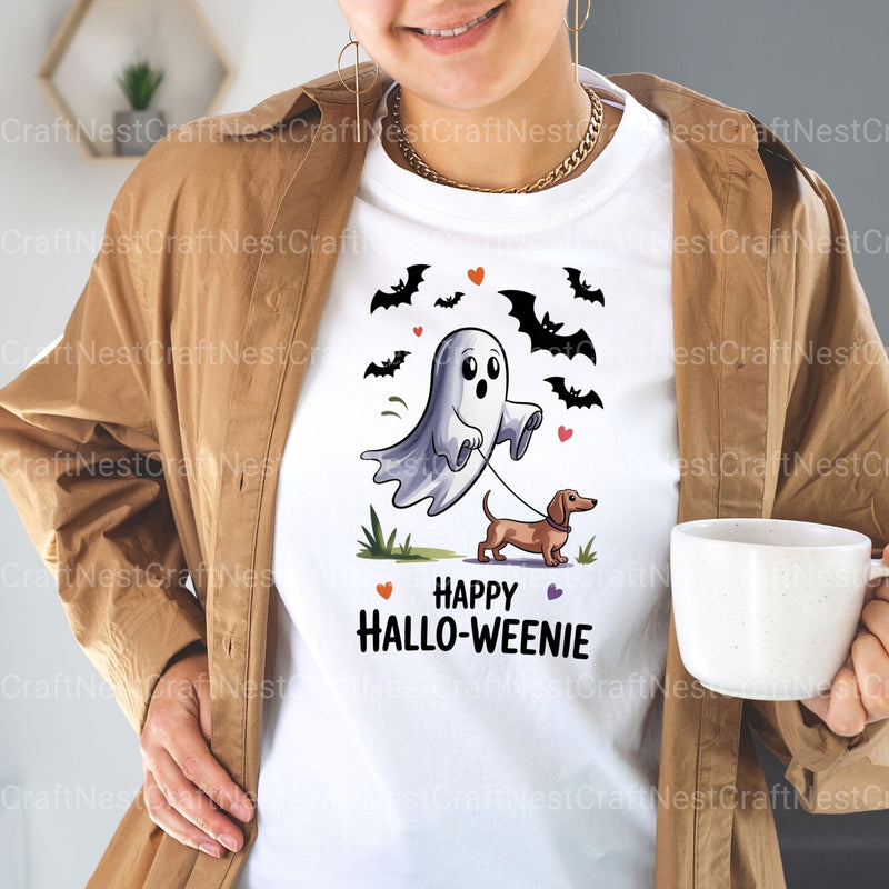 Dachshund Ghost Halloween Clipart Bundle - CraftNest - Digital Crafting and Art