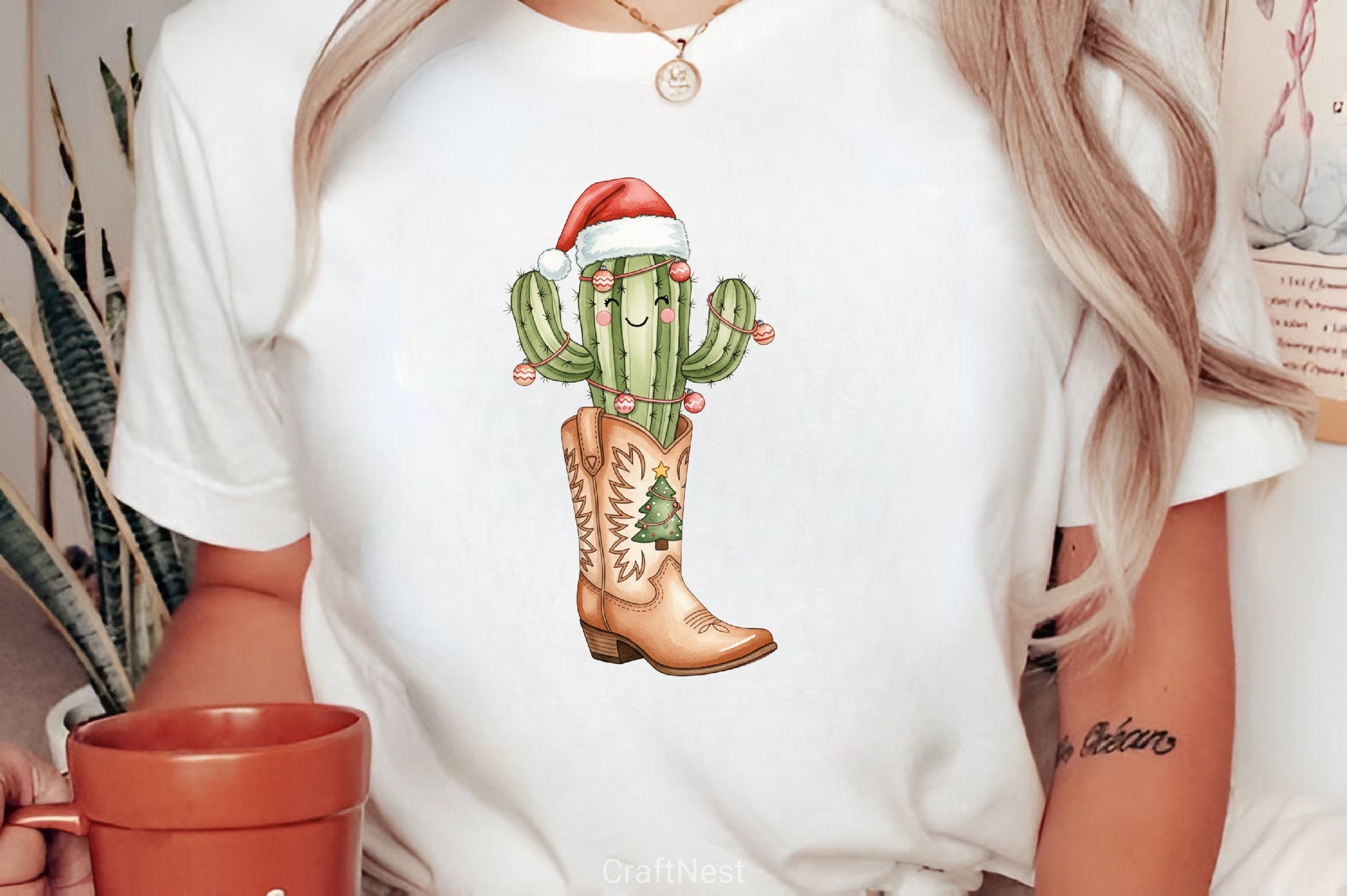 Western Christmas Clipart Bundle 6 - CraftNest - Digital Crafting and Art