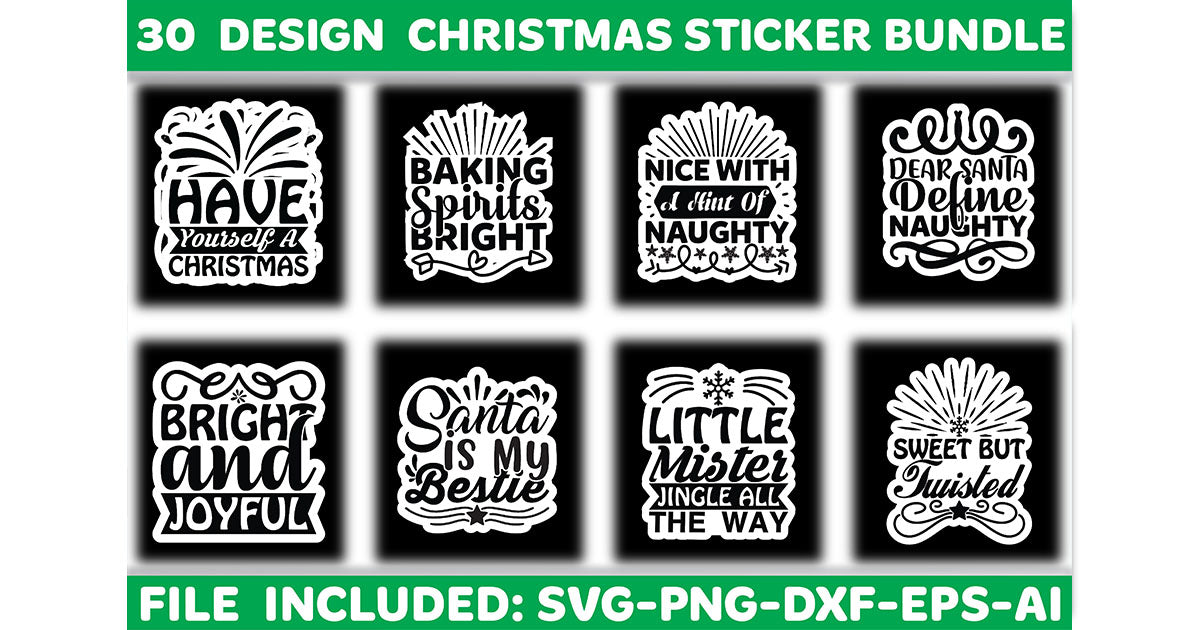 Christmas SVG Bundle 2 - CraftNest - Digital Crafting and Art