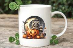 Halloween Raccoon Clipart Bundle 9 - CraftNest - Digital Crafting and Art