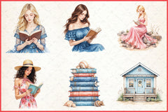 Summer Reading Clipart Bundle - CraftNest - Digital Crafting and Art