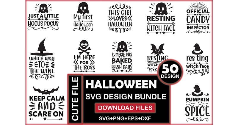 Halloween SVG Bundle 6 - CraftNest - Digital Crafting and Art