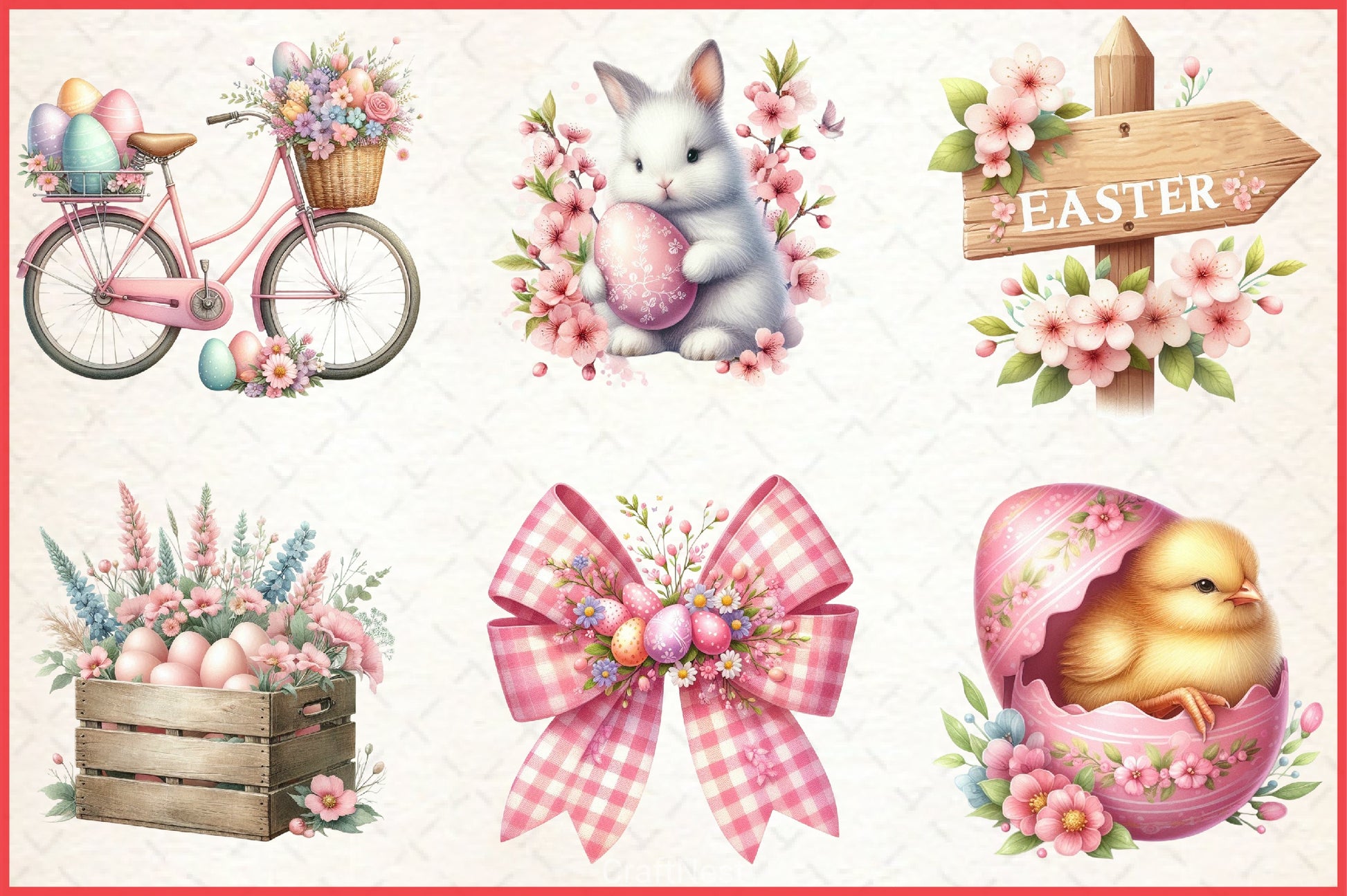 Spring Easter Clipart Bundle 2 - CraftNest - Digital Crafting and Art