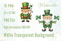 Leprechaun Cartoon Character Clipart Bundle 2 - CraftNest - Digital Crafting and Art