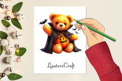 Halloween Teddy Bear Clipart Bundle - CraftNest - Digital Crafting and Art