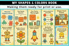 My Shapes and Colors Book - CraftNest - Digital Crafting and Art