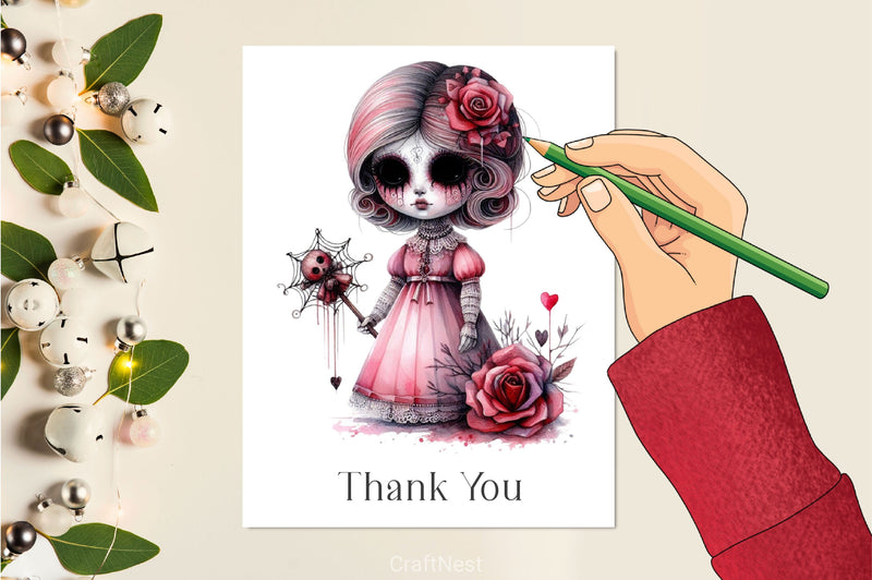 Valentines Nightmare Clipart Bundle - CraftNest - Digital Crafting and Art